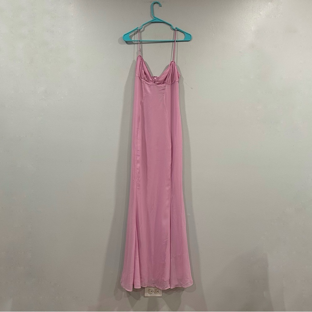 House of CB Loren Pink Maxi Dress Medium M (A/B Cup) STORE MODEL